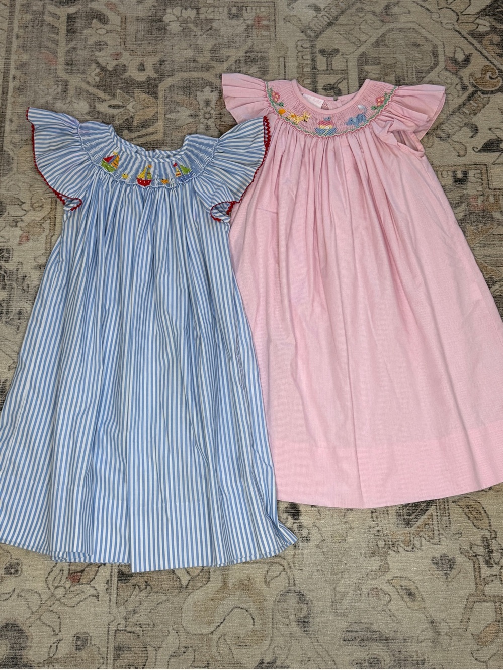 3T Smocked Flutter Sleeve Dress Bundle
